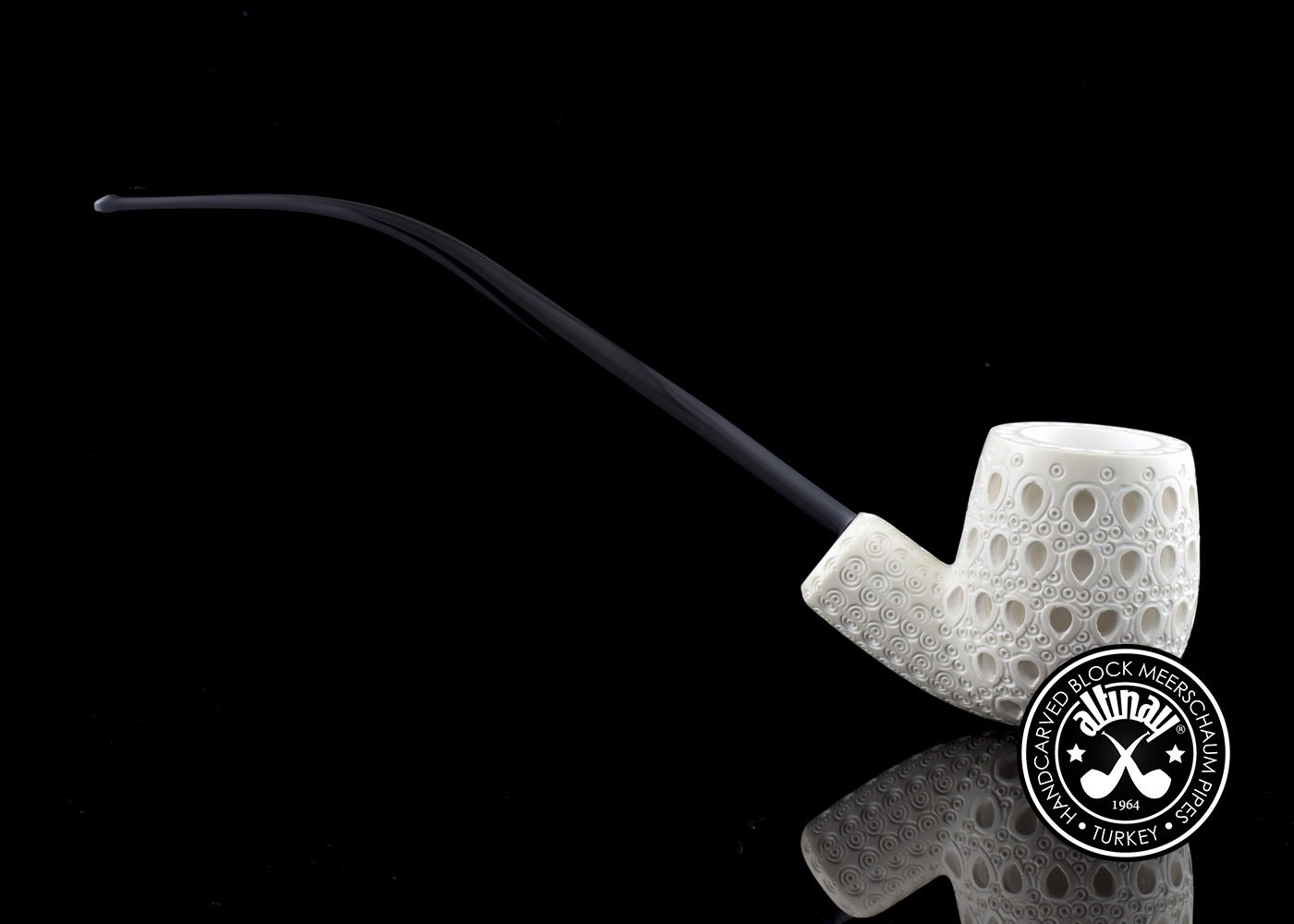altinay-classic-bent-billiard-churchwarden-meerschaumpfeife image 4