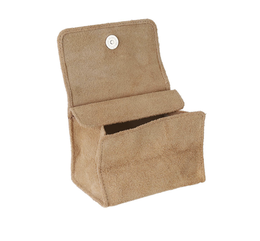 tabakbeutel-echtleder-box-pouch-suede-braun-tagesration image 2
