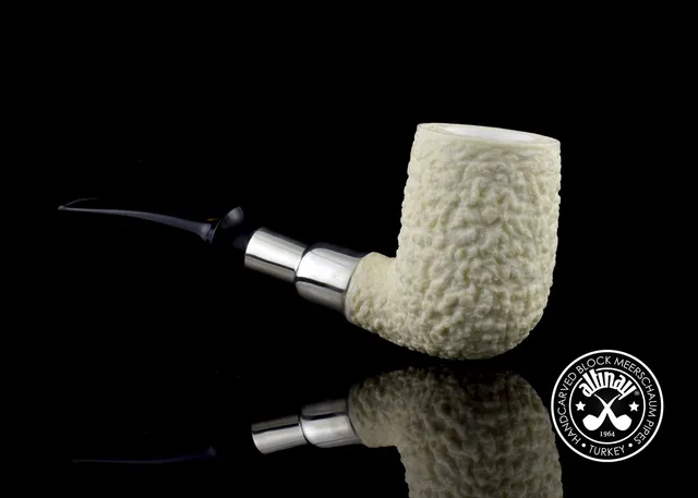 altinay-spigot-army-billiard-meerschaumpfeife-silber-spigot image 1