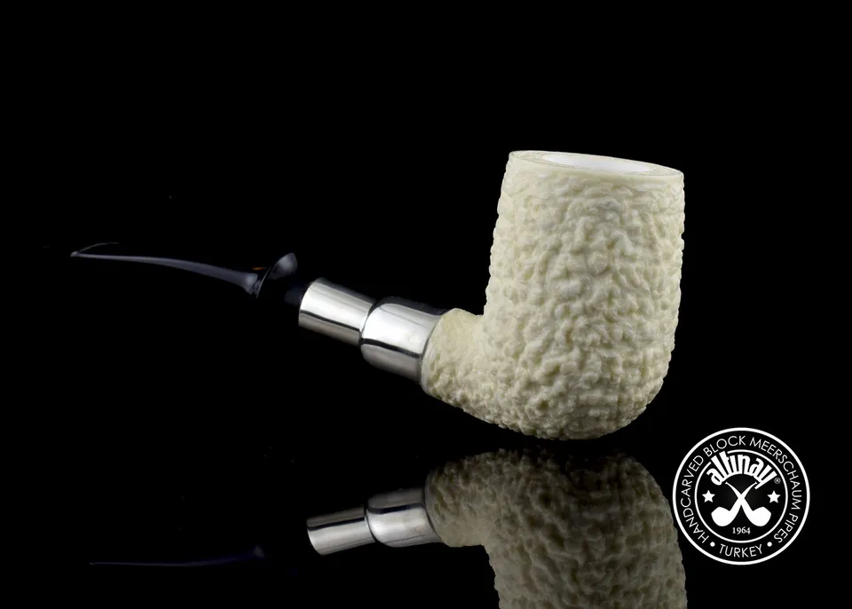 altinay-spigot-army-billiard-meerschaumpfeife-silber-spigot image 1