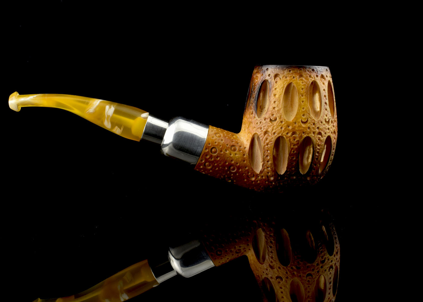 altinay-spigot-billiard-meerschaumpfeife-silber-tabakpfeife-glatt-2 image 7