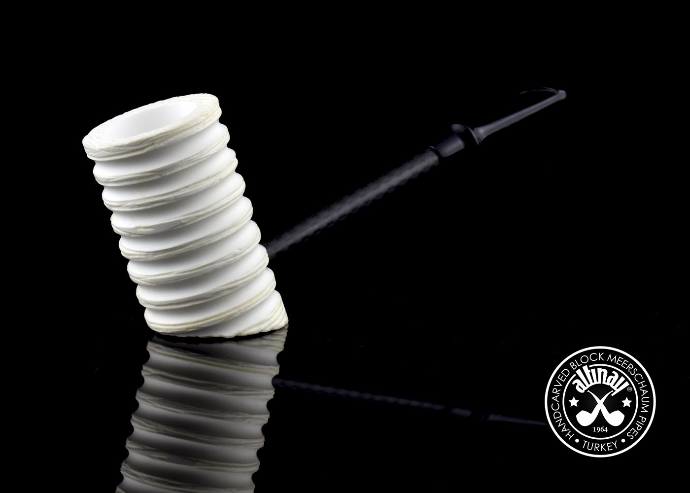 altinay-carbon-fiber-series-poker-tabakpfeife-meerschaum-glatt image 1