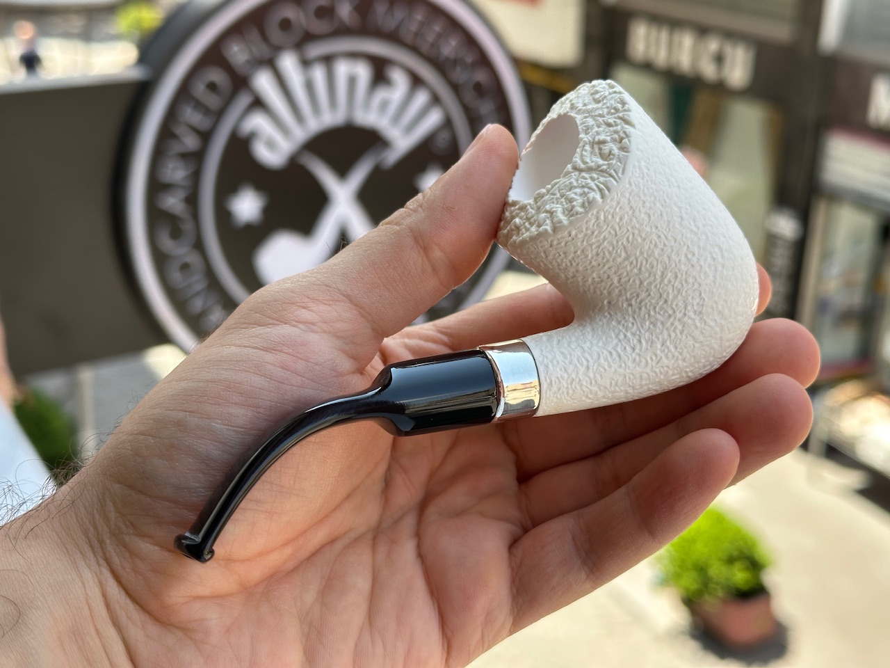 altinay-classic-dublin-meerschaumpfeife-mit-silberring-glatt image 2