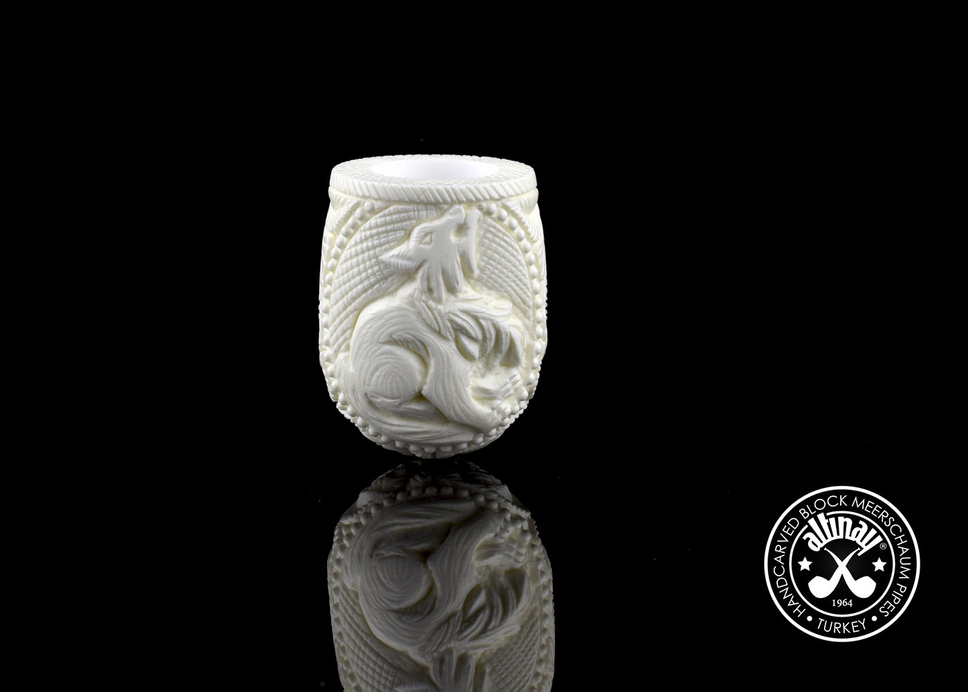 altinay-classic-billiard-meerschaumpfeife-wolfsmotiv image 7