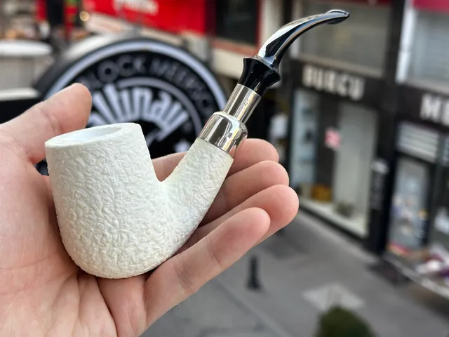 altinay-spigot-army-billiard-silver-spigot-meerschaumpfeife image 1