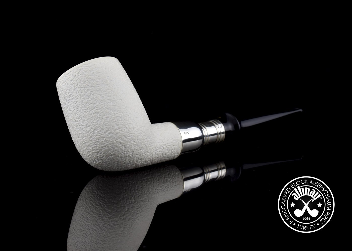 altinay-spigot-billiard-meerschaumpfeife-silber-spigot-6 image 6