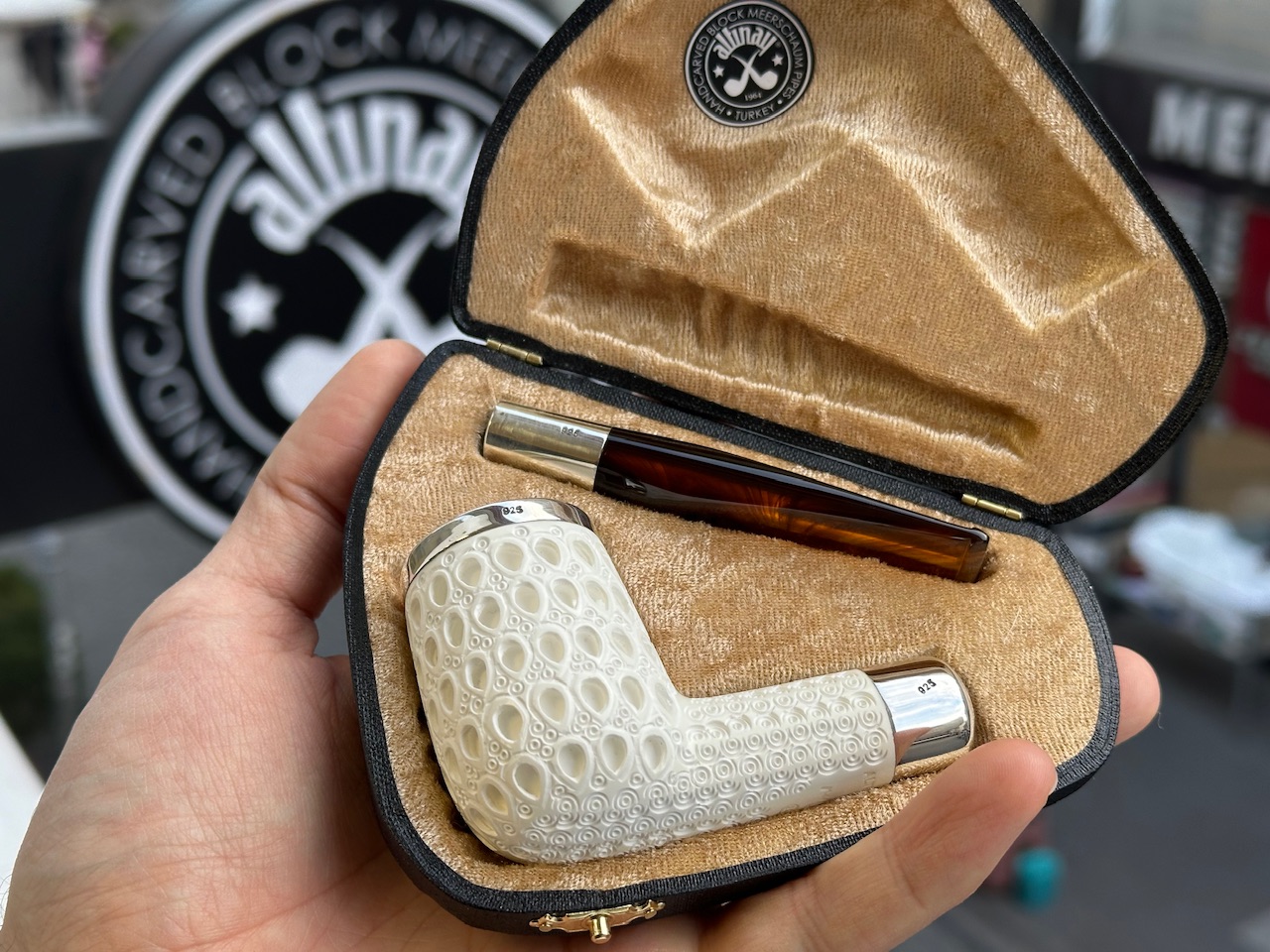 altinay-spigot-billiard-meerschaumpfeife-silber-spigot-2 image 7