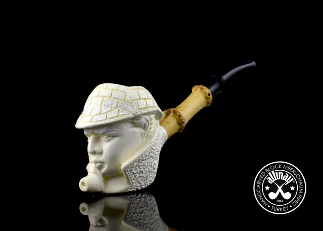 altinay-bamboo-sherlock-holmes-meerschaumpfeife-lesepfeife image 1