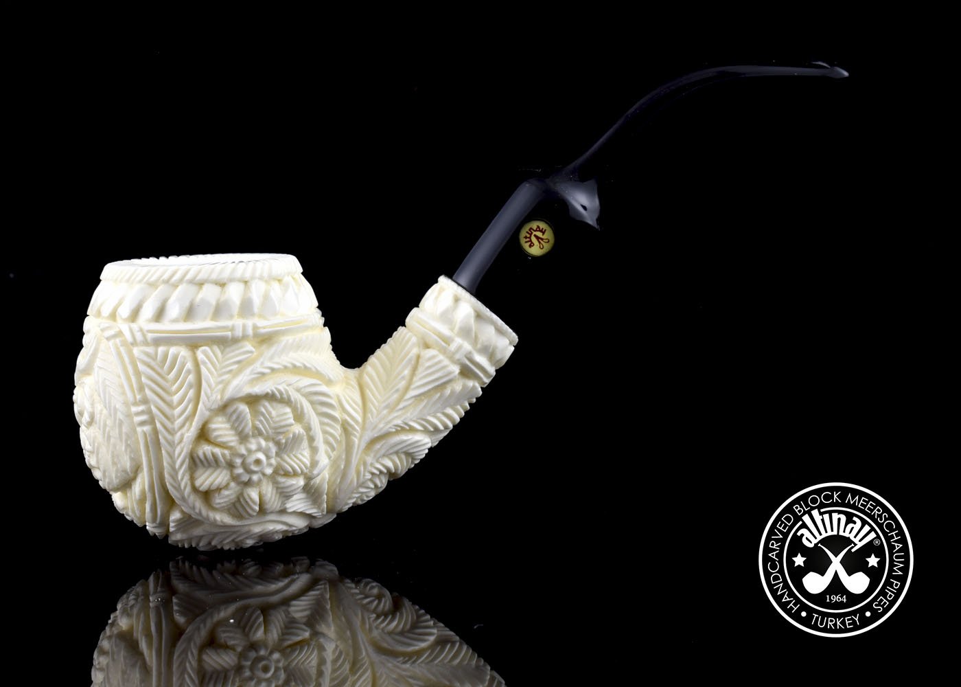 altinay-classic-bent-apple-meerschaumpfeife-eulenmotiv image 2