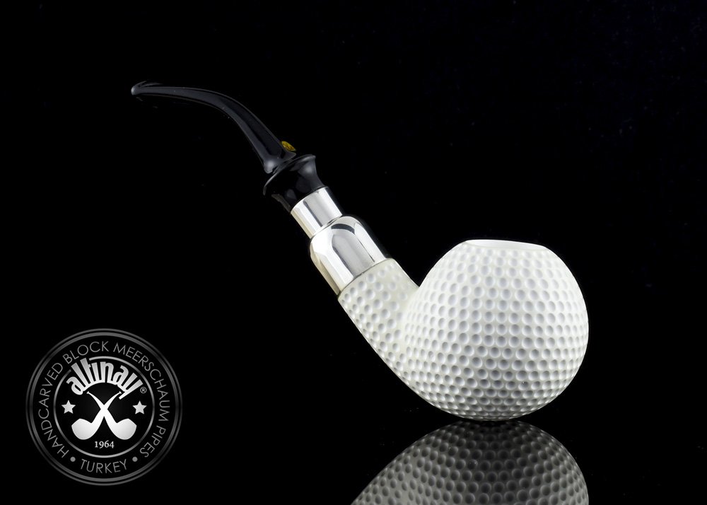 altinay-spigot-golf-23089-meerschaumpfeife-silber image 1