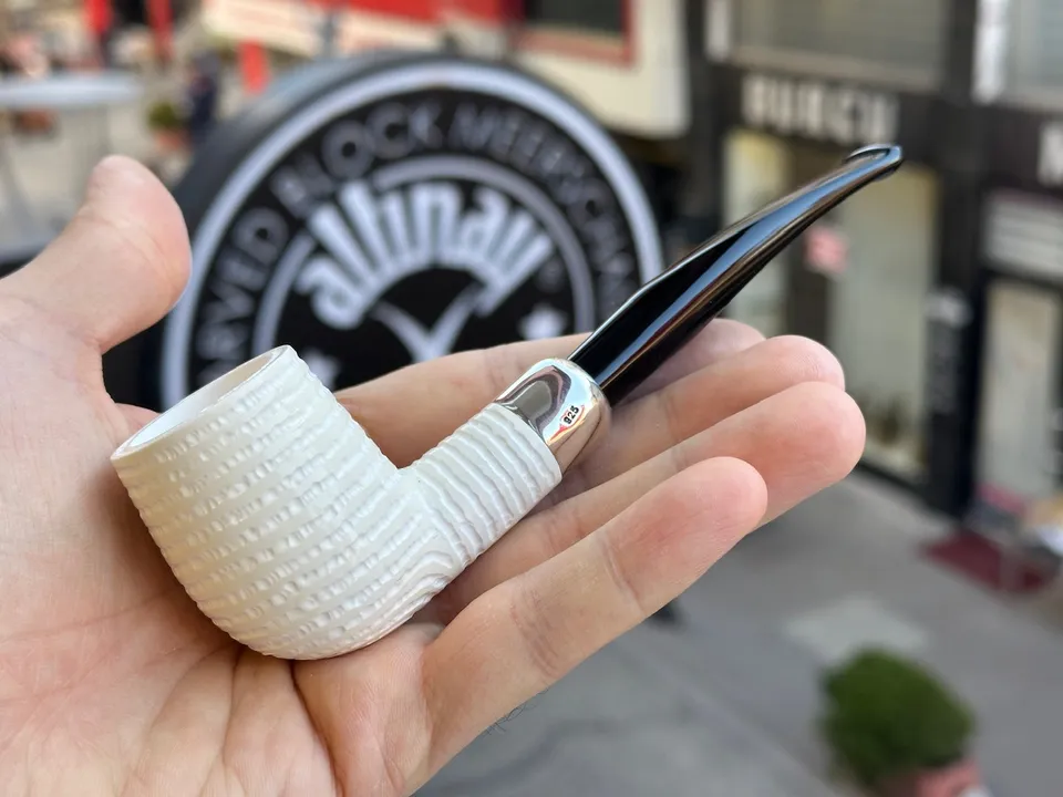 altinay-spigot-billiard-army-meerschaumpfeife-silber image 1