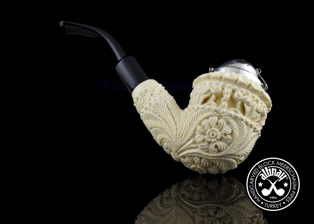 altinay-topkapi-calabash-meerschaumpfeife-30363-silberdeckel image 4