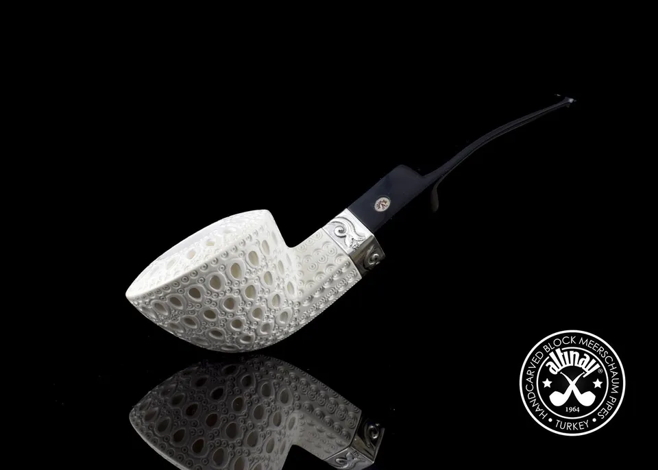 altinay-classic-dublin-meerschaumpfeife-glatt-handgeschnitzt image 1