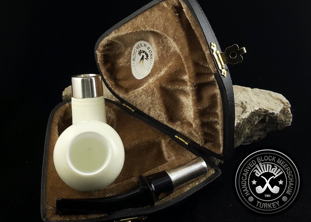 altinay-spigot-army-pear-meerschaumpfeife-silber-spigot-etui image 7