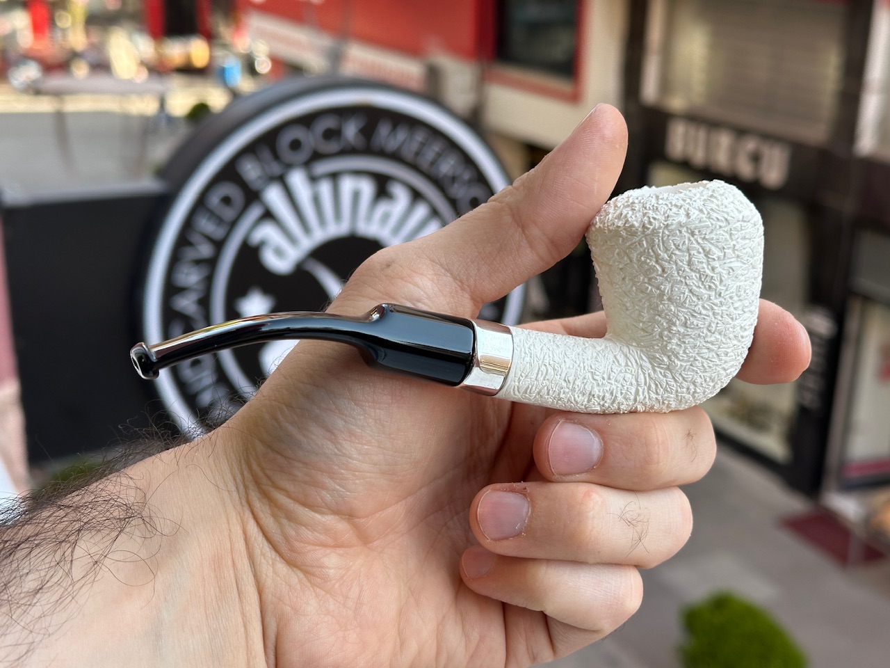 altinay-classic-dublin-pfeife-silberband-meerschaum image 3