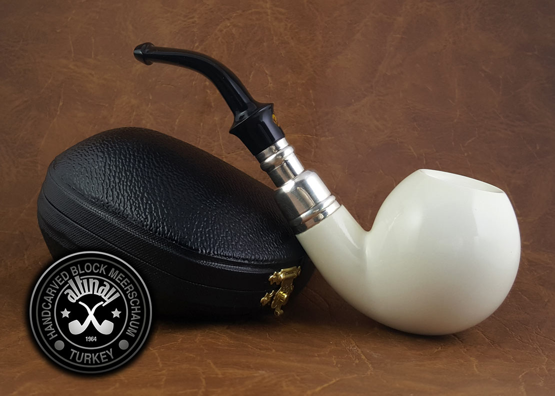 altinay-spigot-danske-meerschaumpfeife-silber image 4