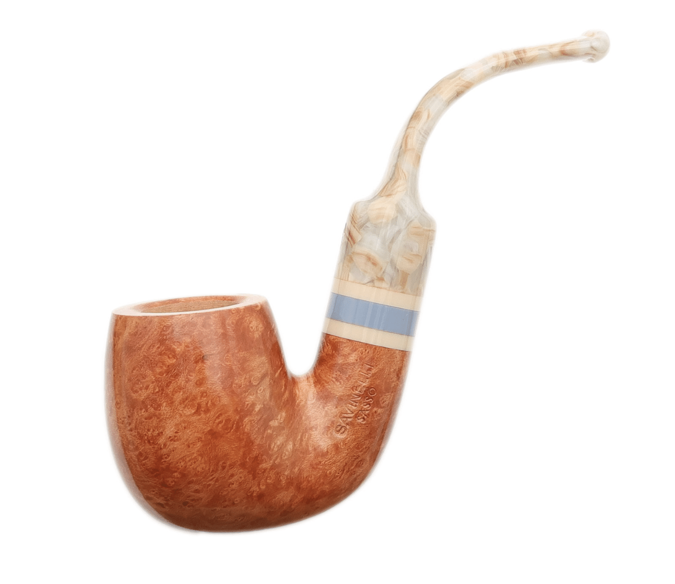 savinelli-sasso-614-tabakpfeife-glatt-bent-billiard-6mm image 2