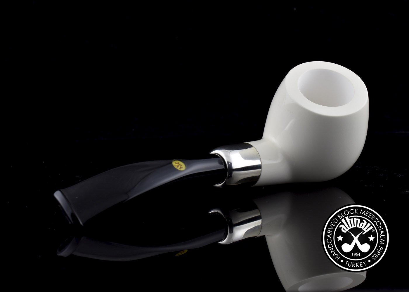 altinay-spigot-army-bent-silver-army-meerschaumpfeife-gebogen image 5