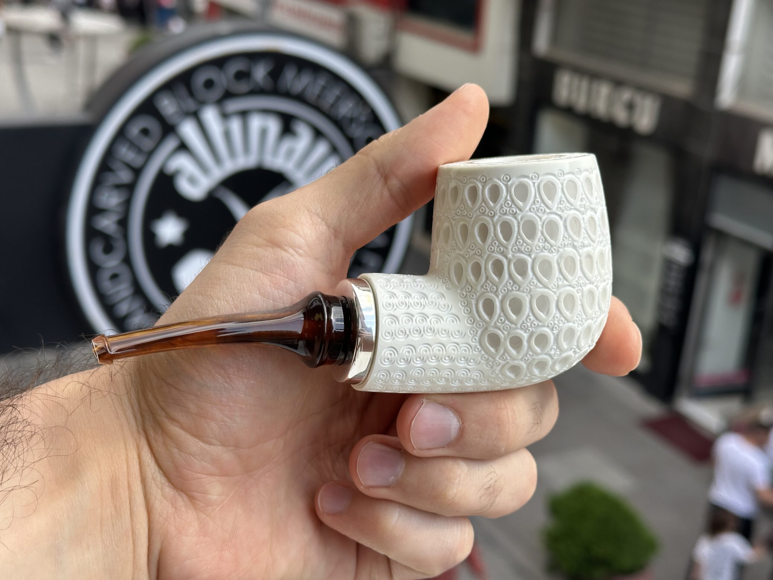 altinay-reverse-calabash-silver-army-meerschaumpfeife image 3