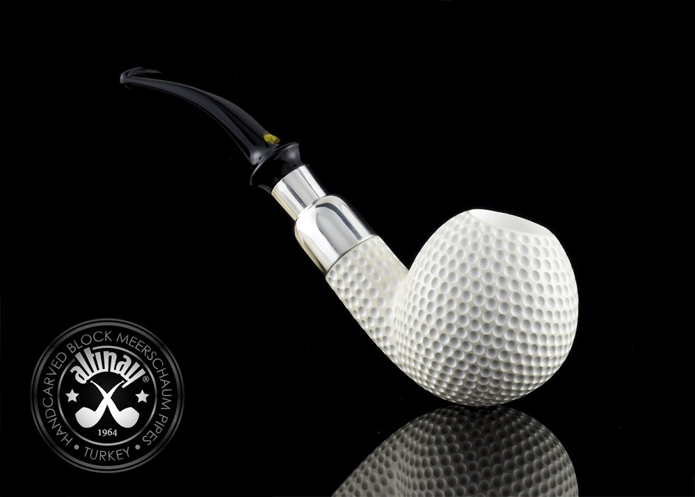 altinay-spigot-golf-meerschaumpfeife-silber-acryl image 2