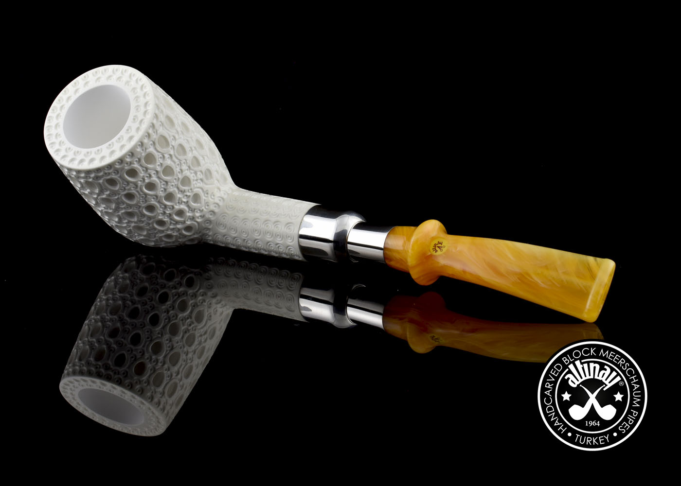 altinay-spigot-xl-billiard-meerschaumpfeife-silberring image 4