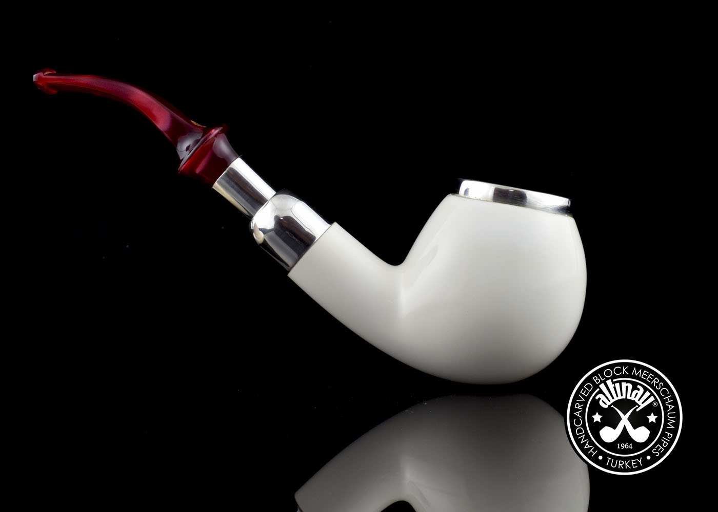 altinay-apple-39699-meerschaumpfeife-silber-spigot image 5