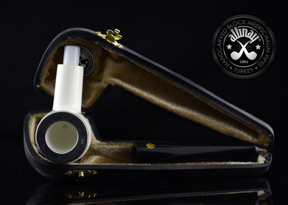 altinay-classic-pot-meerschaumpfeife-silber-kurze-tabakpfeife image 8