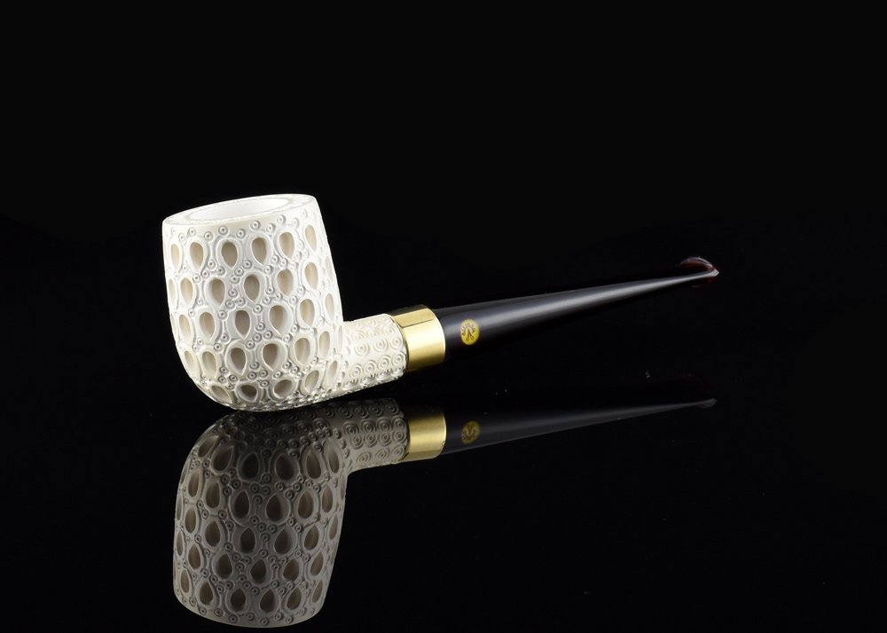 altinay-classic-billiard-meerschaumpfeife-messingring image 2