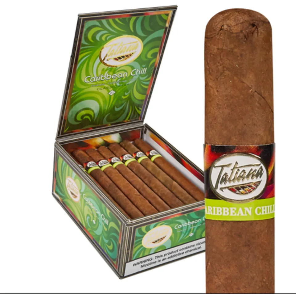 tatiana-classic-caribbean-chill-zigarre-6x44-milde-minze-rum image 1