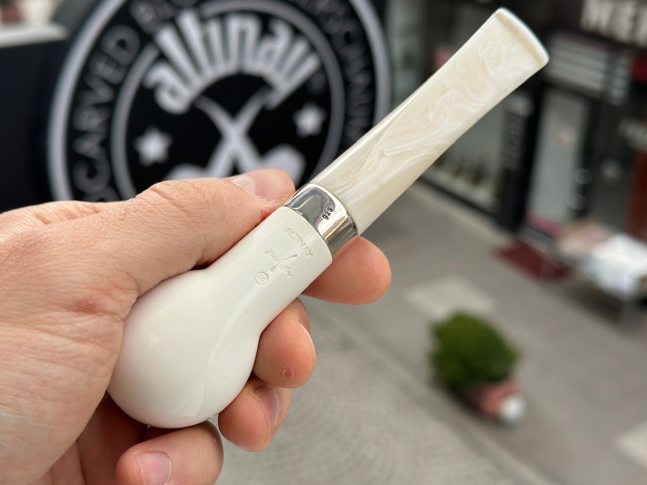 altinay-classic-top-silver-billiard-meerschaumpfeife-3 image 5