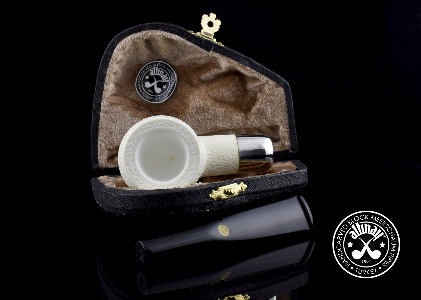 altinay-spigot-pot-silber-army-meerschaumpfeife image 5