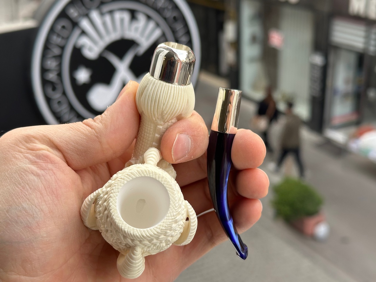altinay-eagle-s-claw-silver-spigot-meerschaumpfeife-adlerkralle image 8