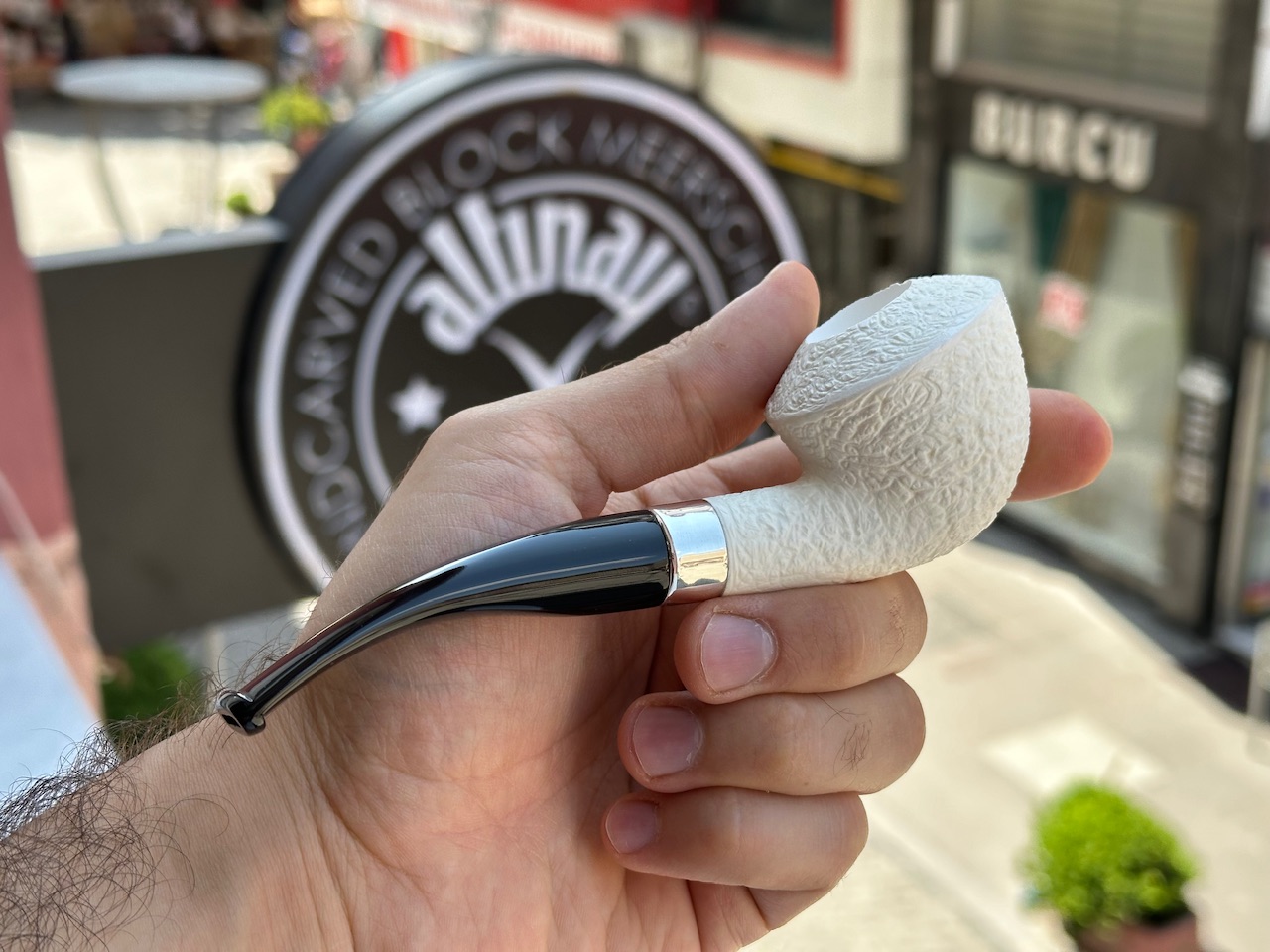 altinay-classic-dublin-meerschaumpfeife-silberring-glatt image 2