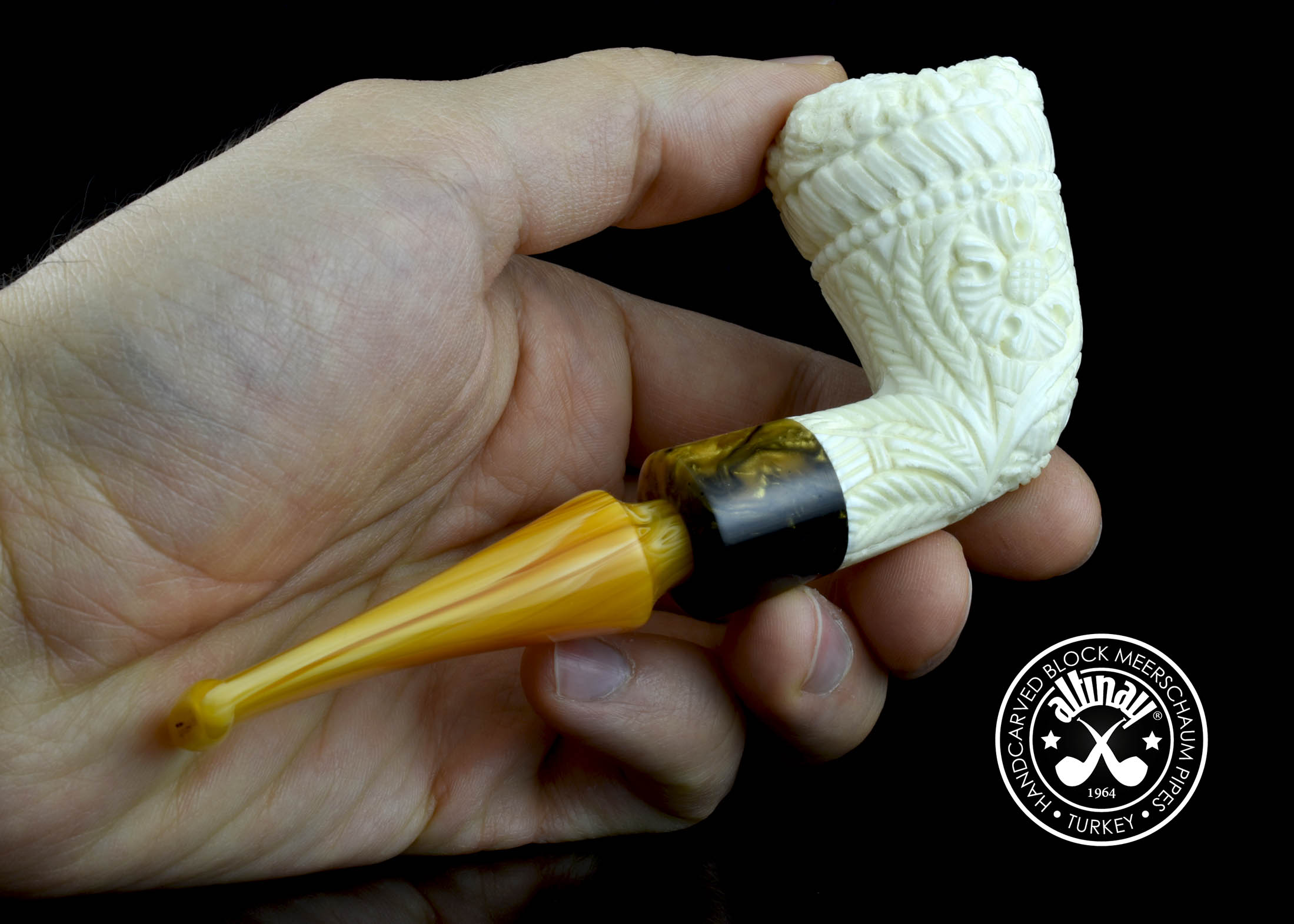 altinay-classic-dublin-meerschaumpfeife-harz-akzent image 3