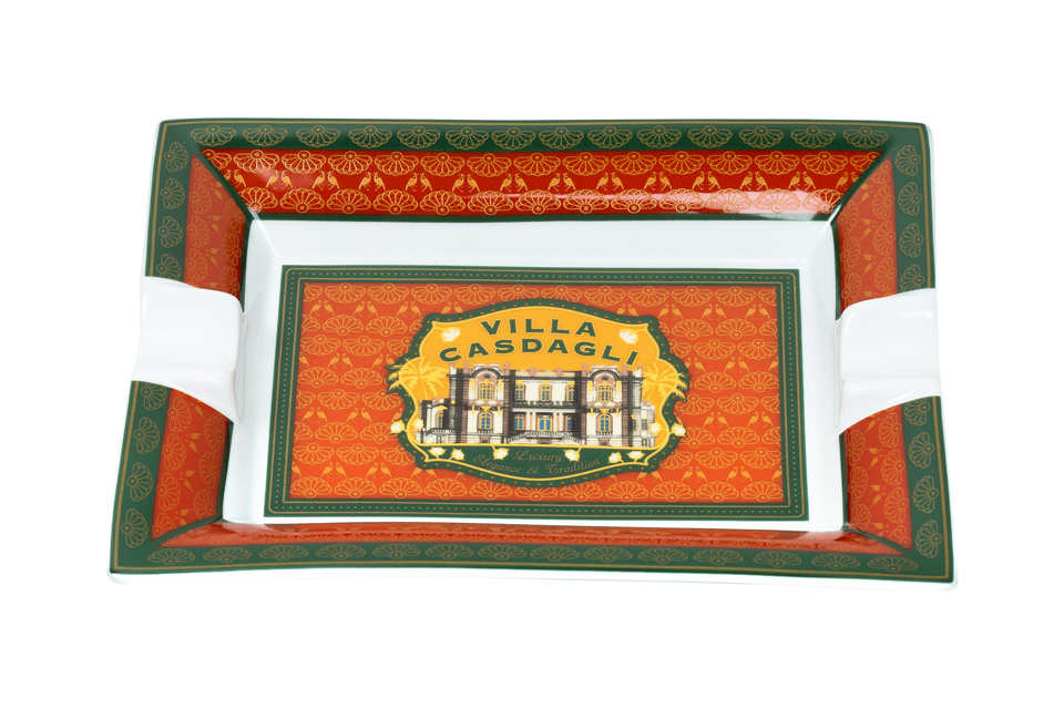 casdagli-ashtrays-peacock-aschenbecher-keramik-bunt image 1