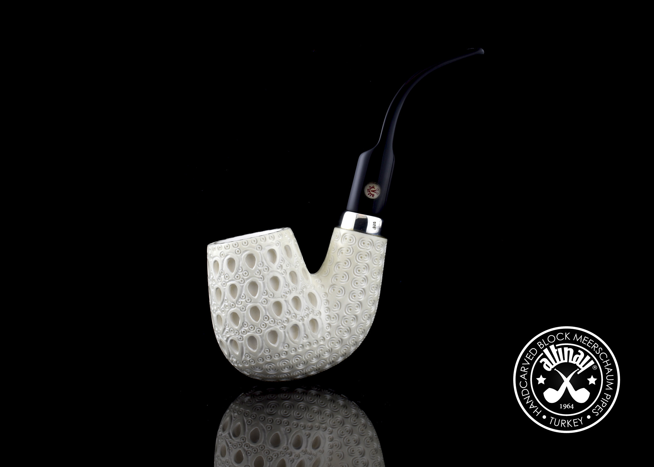 altinay-classic-oom-paul-meerschaumpfeife-silberring-blockmeerschaum image 2