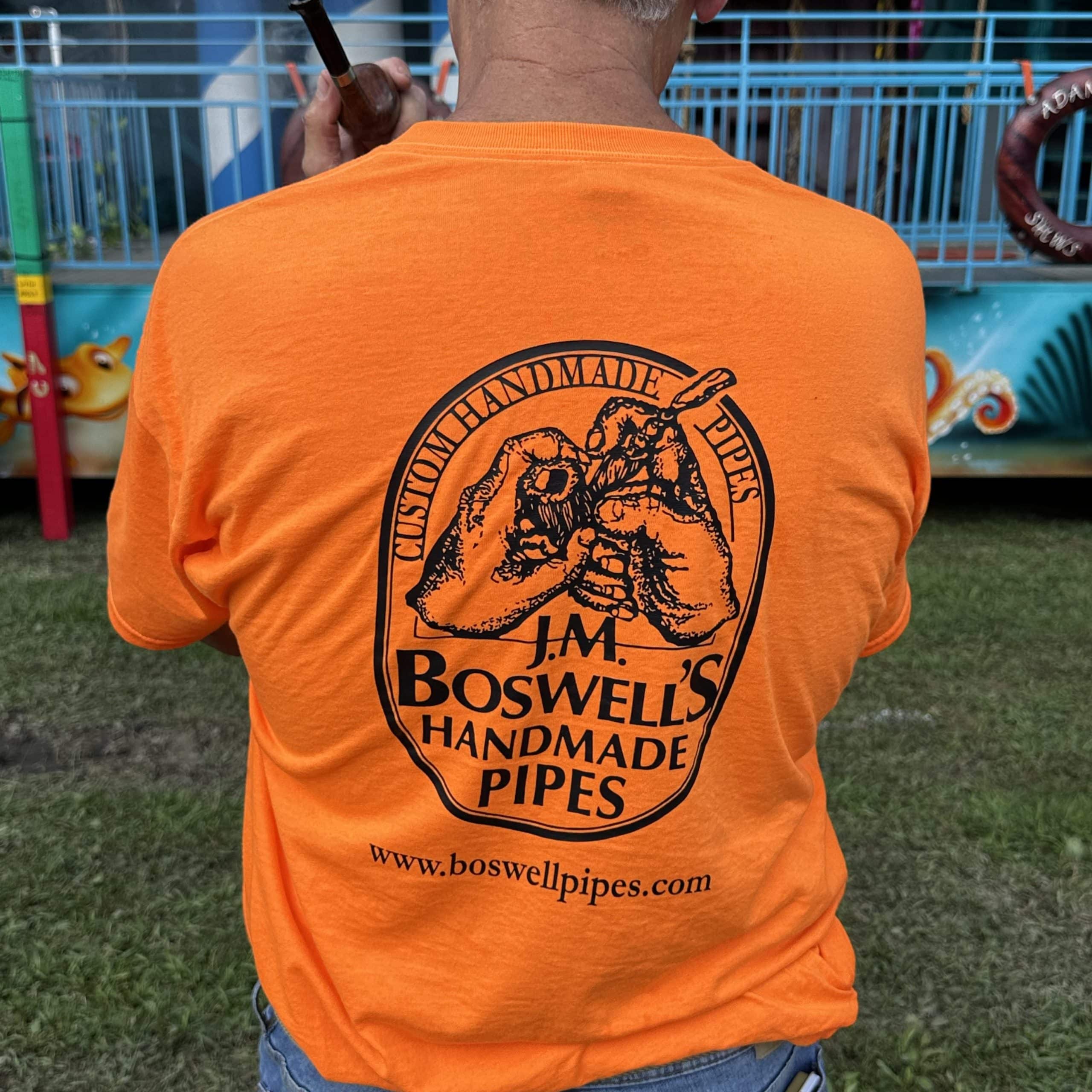 boswell-s-accessories-logo-t-shirt-orange-baumwolle image 1