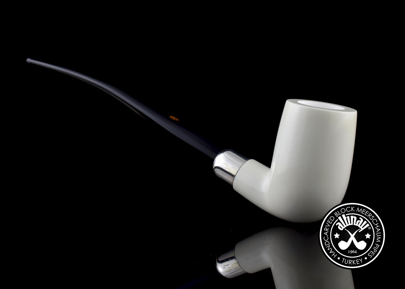 altinay-spigot-army-billiard-silver-army-meerschaumpfeife-gerade-silber image 5