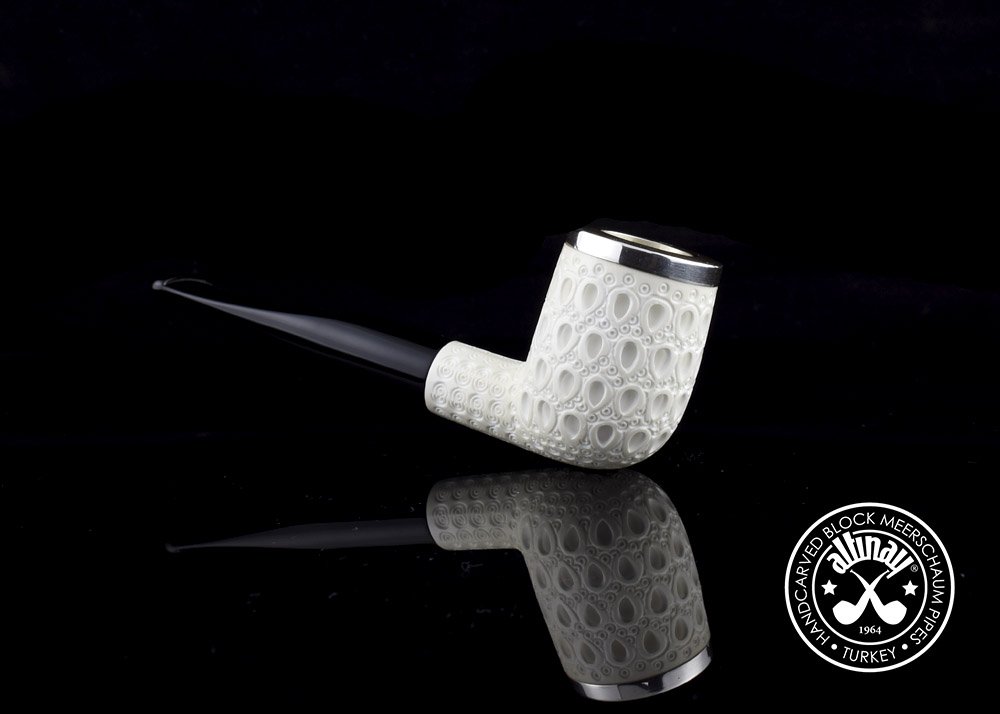 altinay-top-silver-billiard-meerschaumpfeife-silber image 4