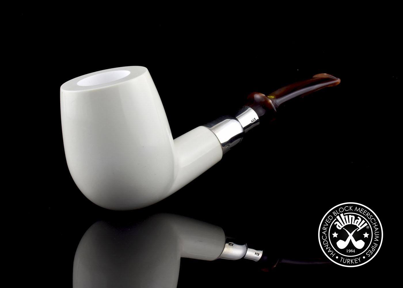 altinay-spigot-xl-brandy-silver-spigot-meerschaumpfeife image 2