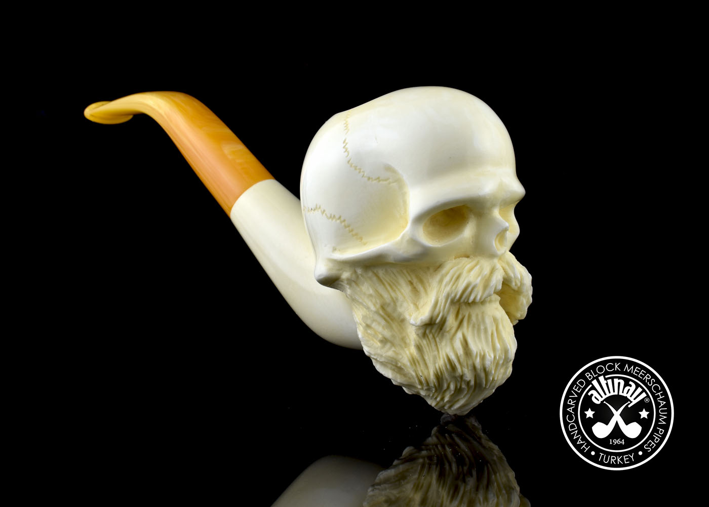 altinay-classic-xl-skull-meerschaumpfeife-totenkopf image 3