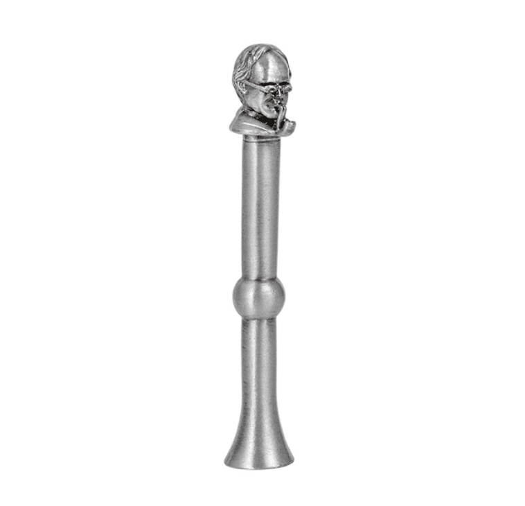 peterson-thinking-man-pfeifenstopfer-zinn-tamper-figur image 2
