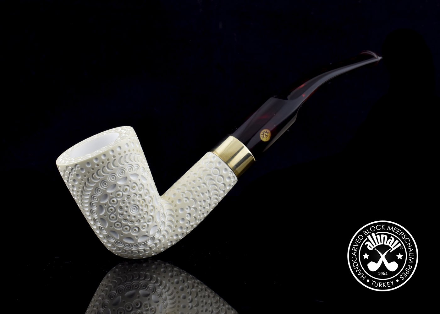 altinay-dublin-meerschaumpfeife-messingband-natur image 1