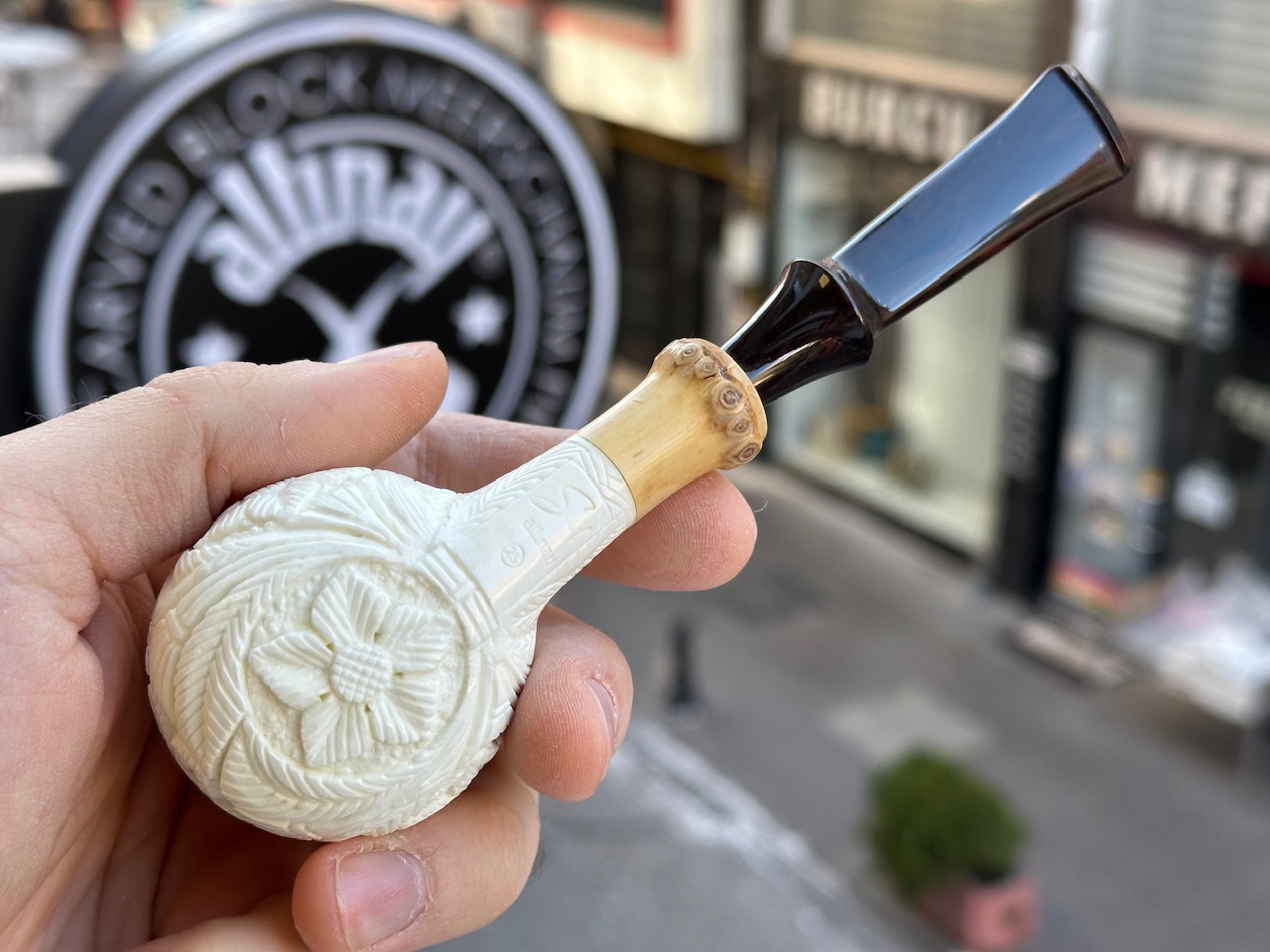 altinay-bamboo-apple-meerschaumpfeife-handcut-mundst-ck image 6