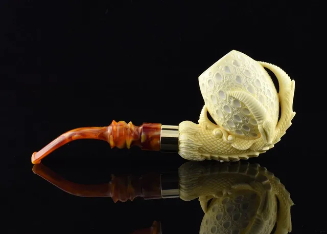 altinay-eagle-s-claw-meerschaumpfeife-messingring image 1