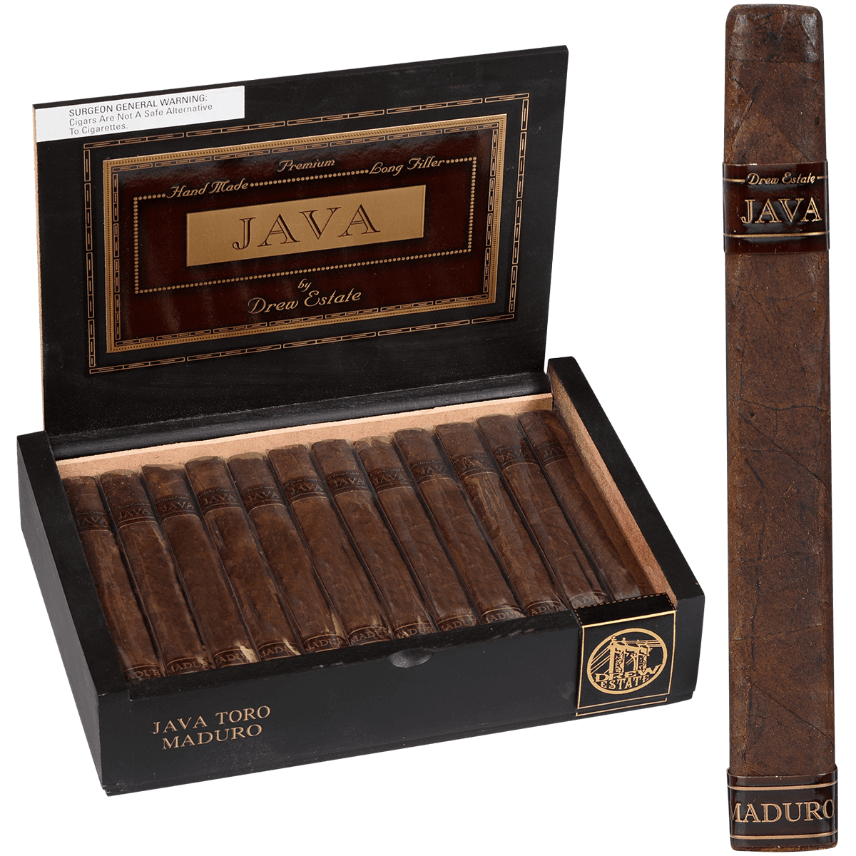 drew-estate-java-maduro-toro-zigarre-kaffee-schoko-6x50 image 1