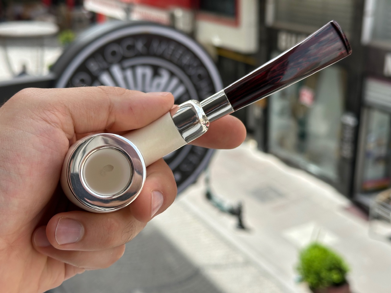 altinay-translucent-silver-billiard-spigot-meerschaumpfeife-a image 3