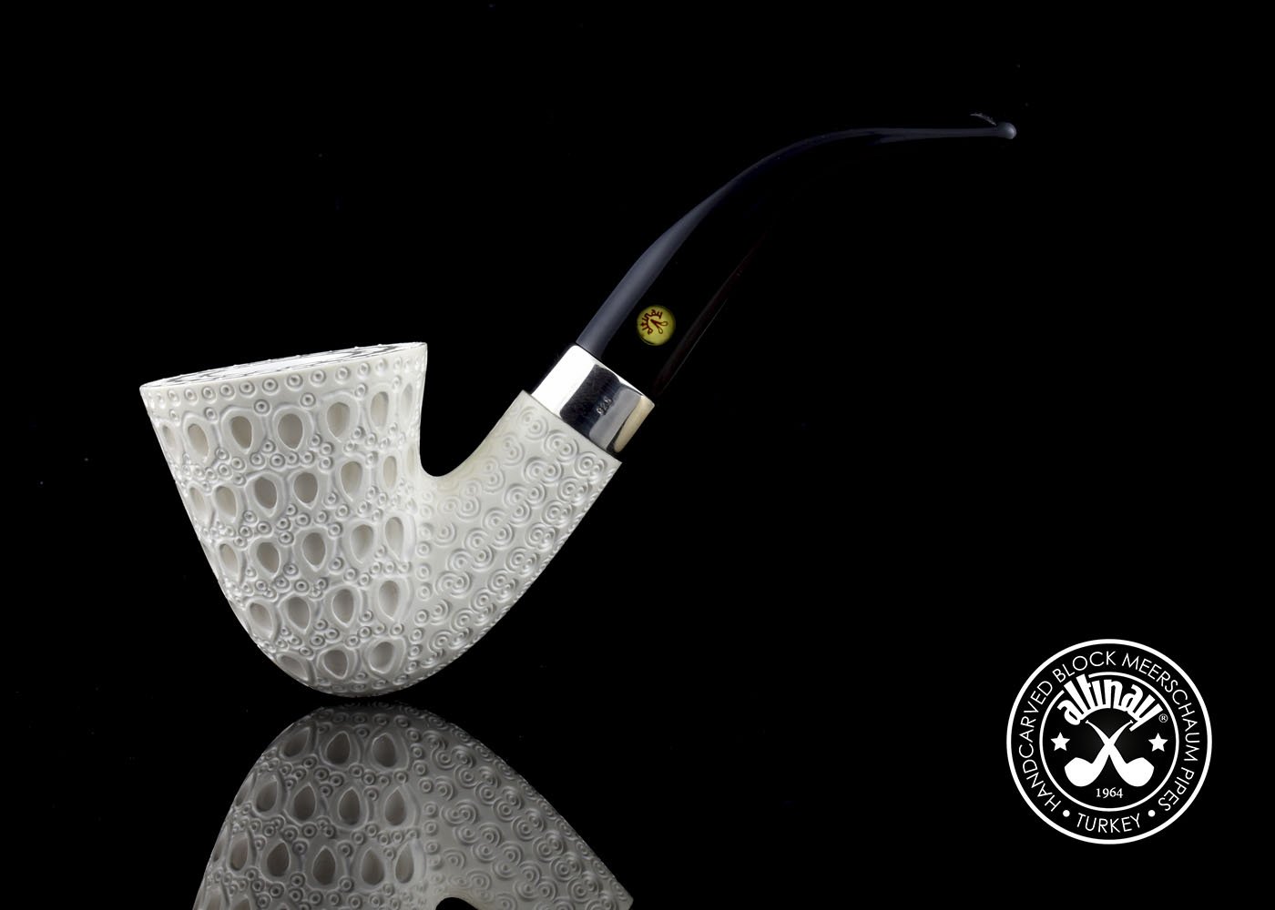altinay-classic-dublin-meerschaumpfeife-silberband-2 image 2