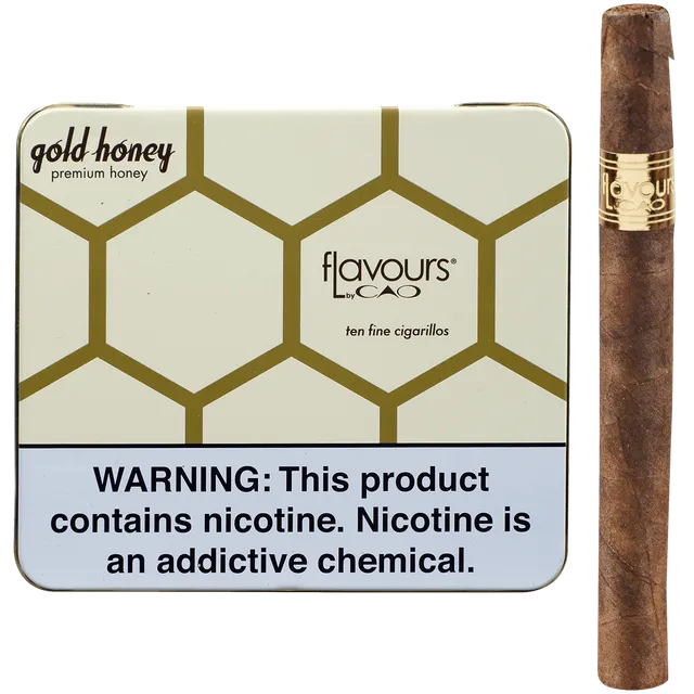 cao-flavours-gold-honey-cigarillos-10er-dose-honig image 1