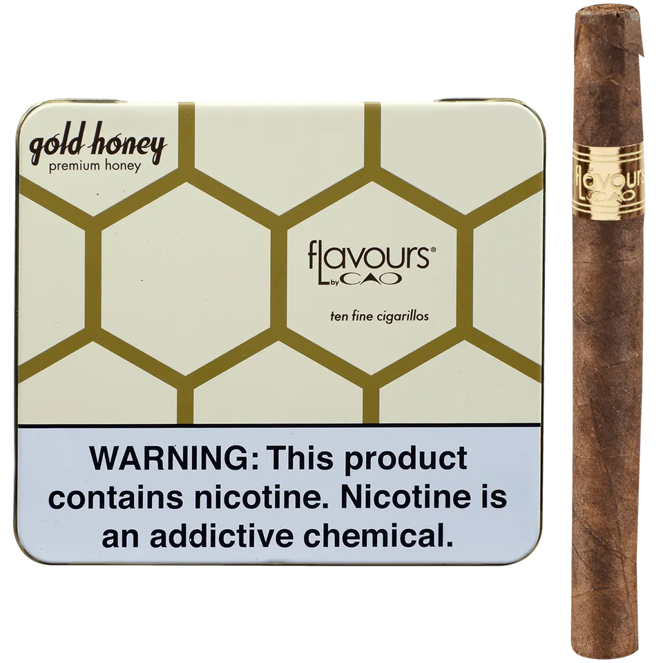 cao-flavours-gold-honey-cigarillos-10er-dose-honig image 1